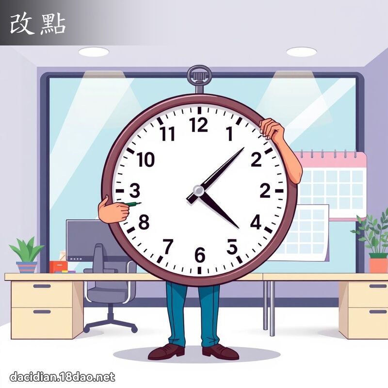 改点 - 国语大辞典配图