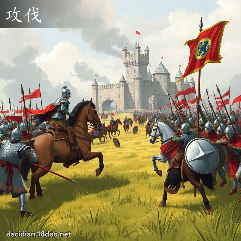 攻伐 - 国语大辞典配图