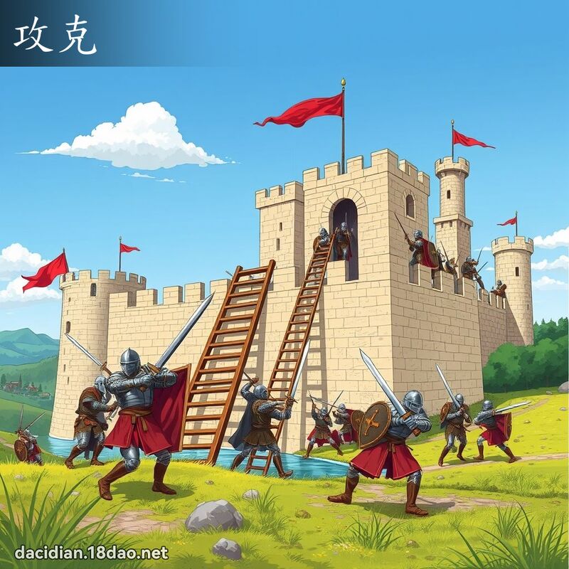 攻克 - 国语大辞典配图