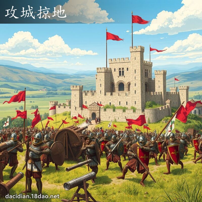 攻城掠地 - 國語大辭典配圖
