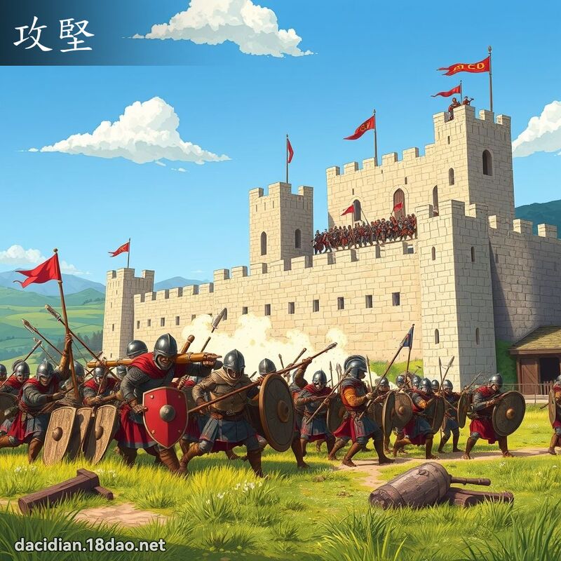 攻坚 - 国语大辞典配图
