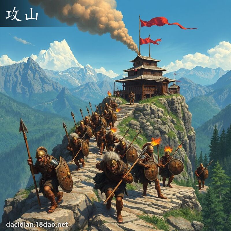 攻山 - 國語大辭典配圖