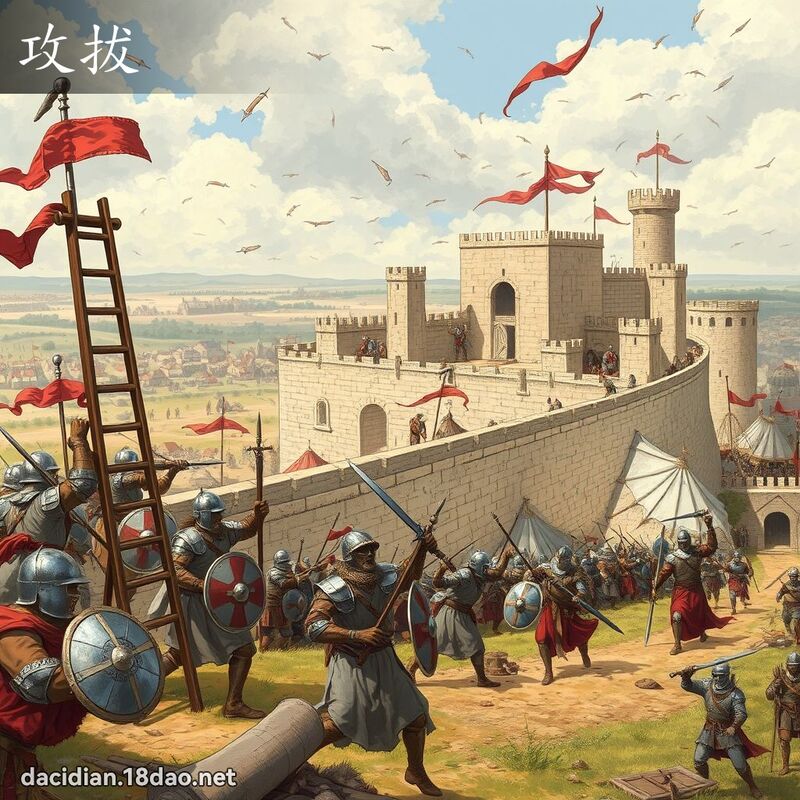 攻拔 - 國語大辭典配圖