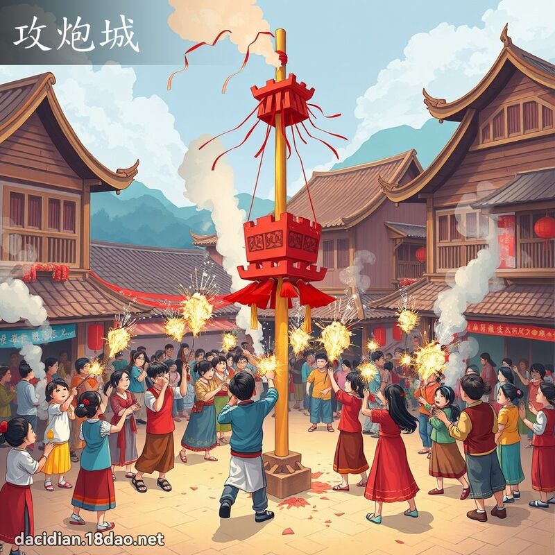 攻炮城 - 国语大辞典配图