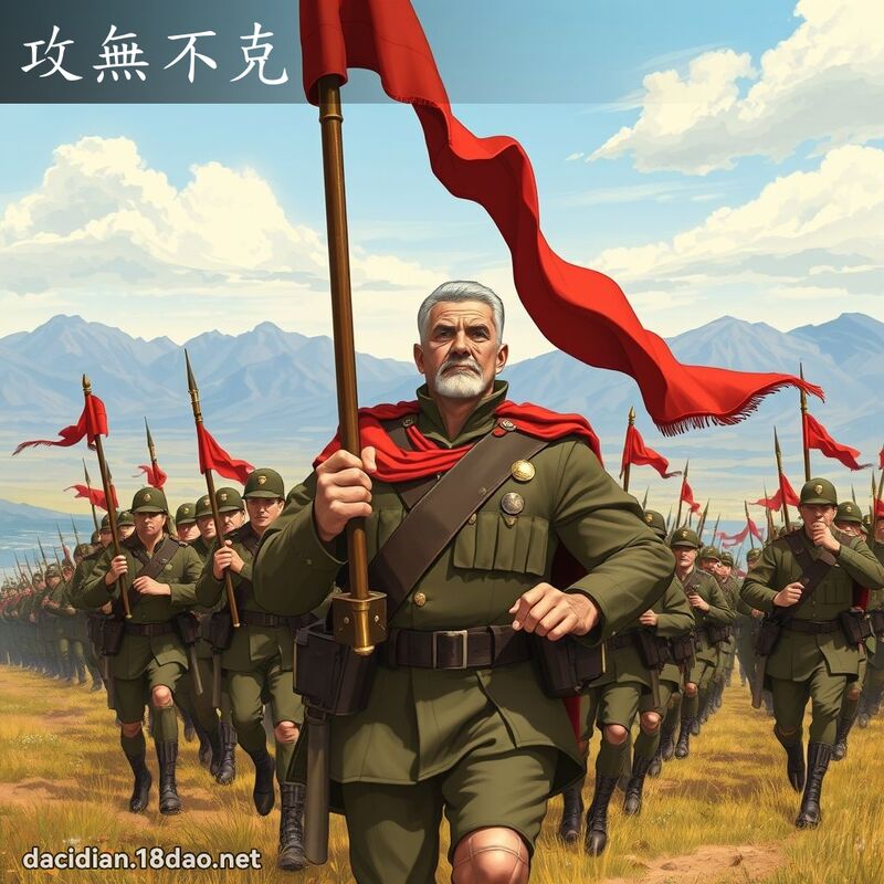 攻无不克 - 国语大辞典配图