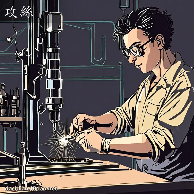 攻丝 - 国语大辞典配图