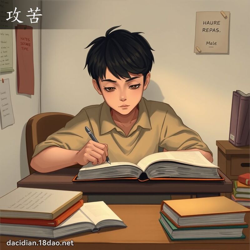 攻苦 - 国语大辞典配图