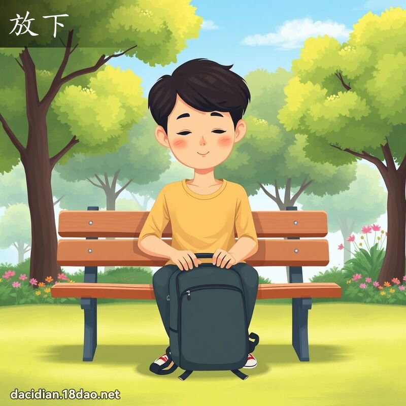 放下 - 国语大辞典配图