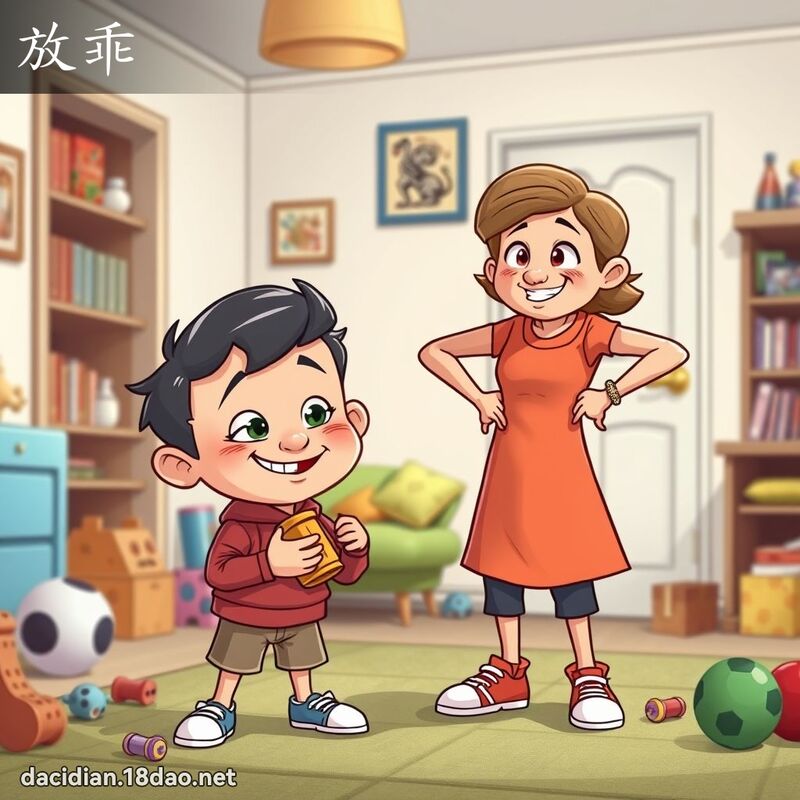 放乖 - 國語大辭典配圖