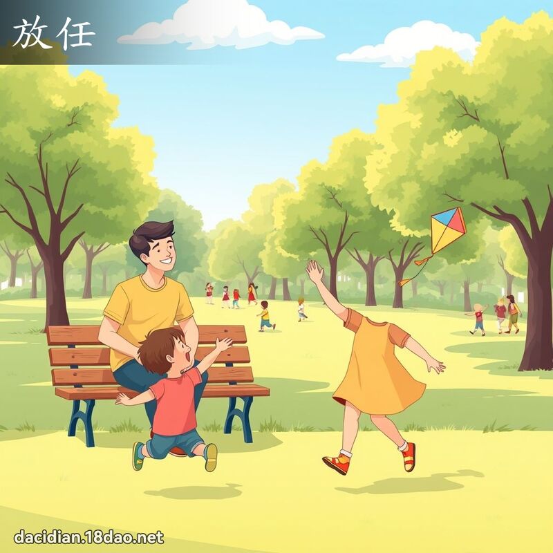 放任 - 國語大辭典配圖
