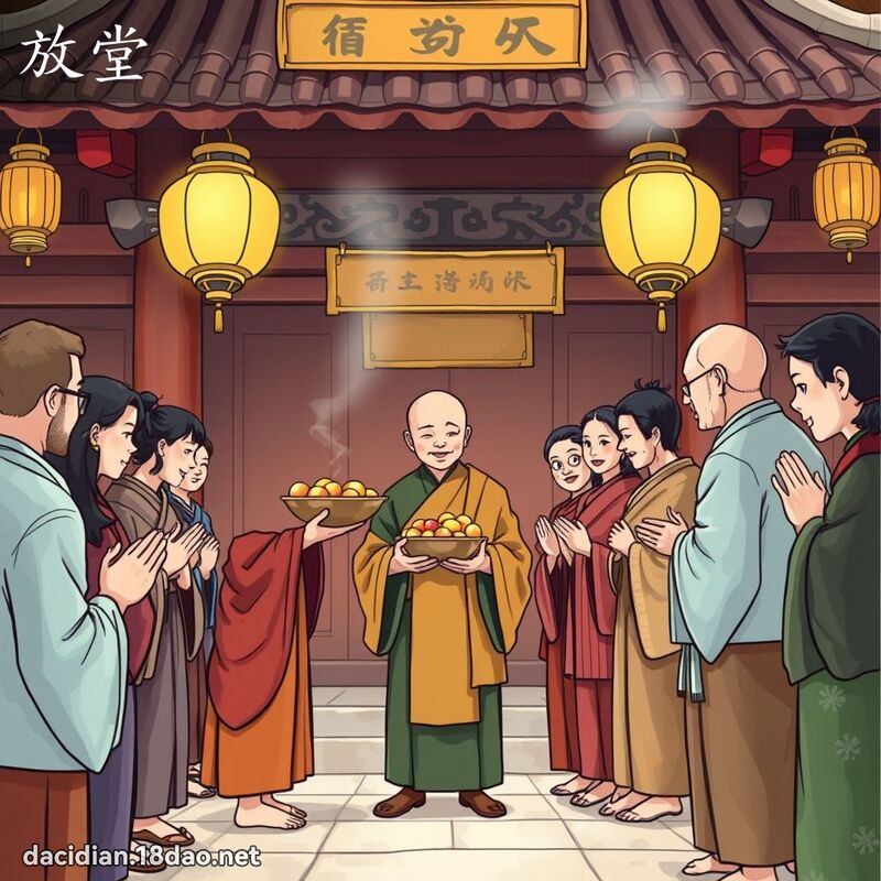 放堂 - 国语大辞典配图