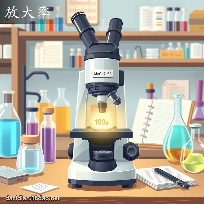 放大率 - 國語大辭典配圖