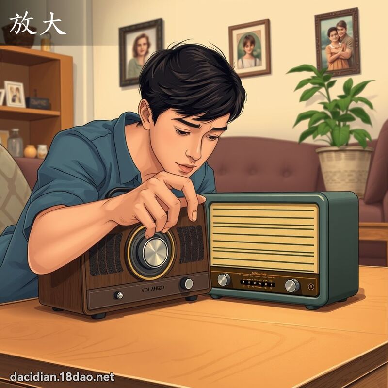 放大 - 國語大辭典配圖