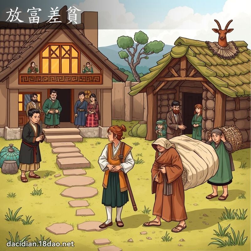 放富差贫 - 国语大辞典配图