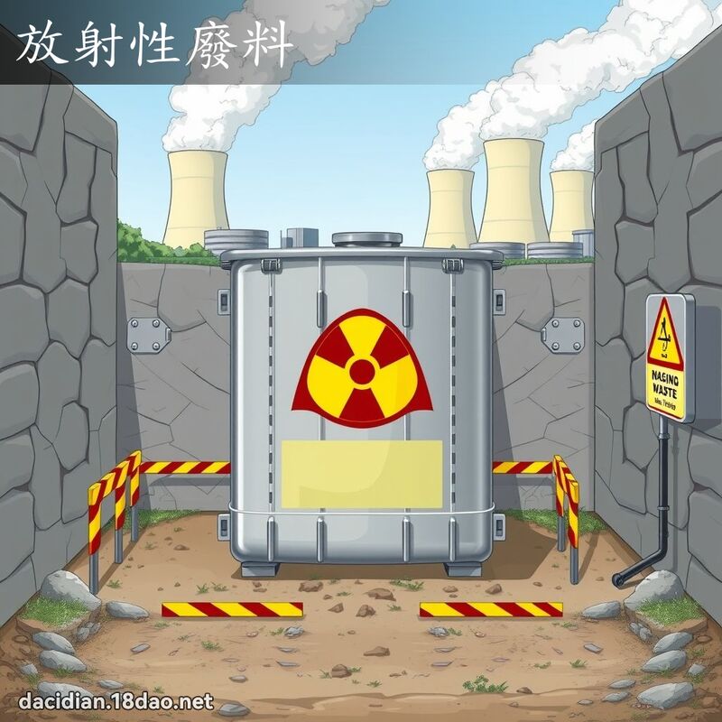 放射性廢料 - 國語大辭典配圖