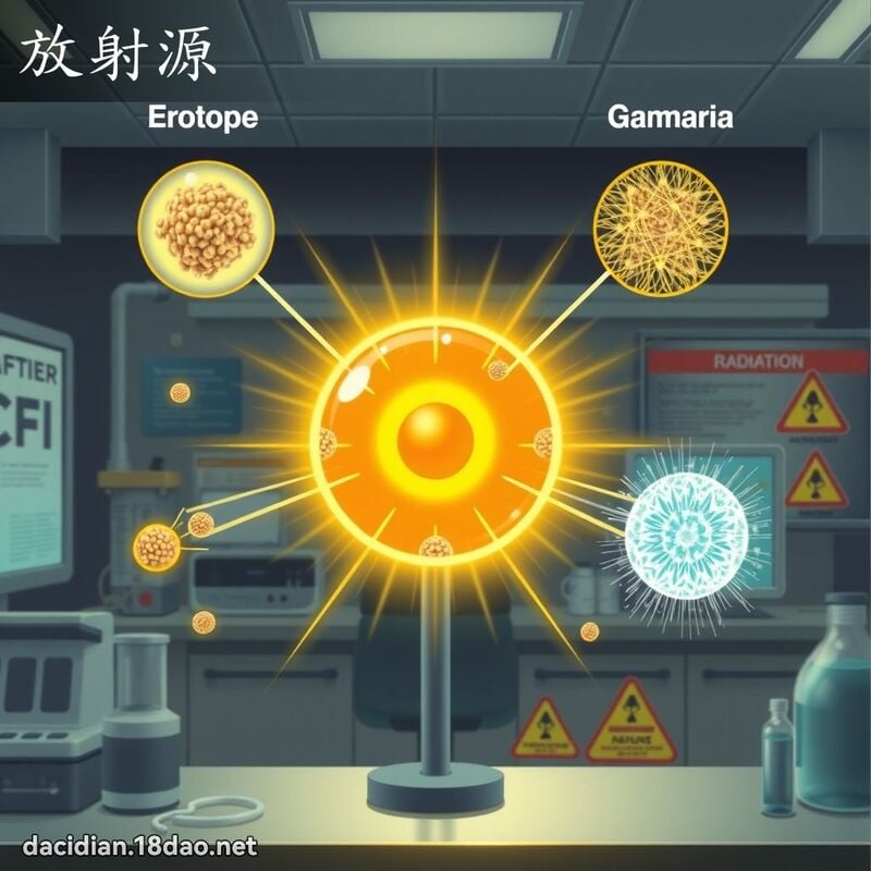 放射源 - 國語大辭典配圖