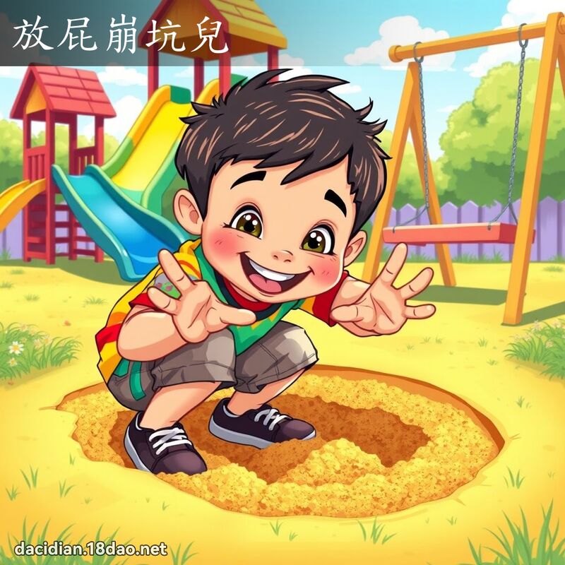 放屁崩坑儿 - 国语大辞典配图