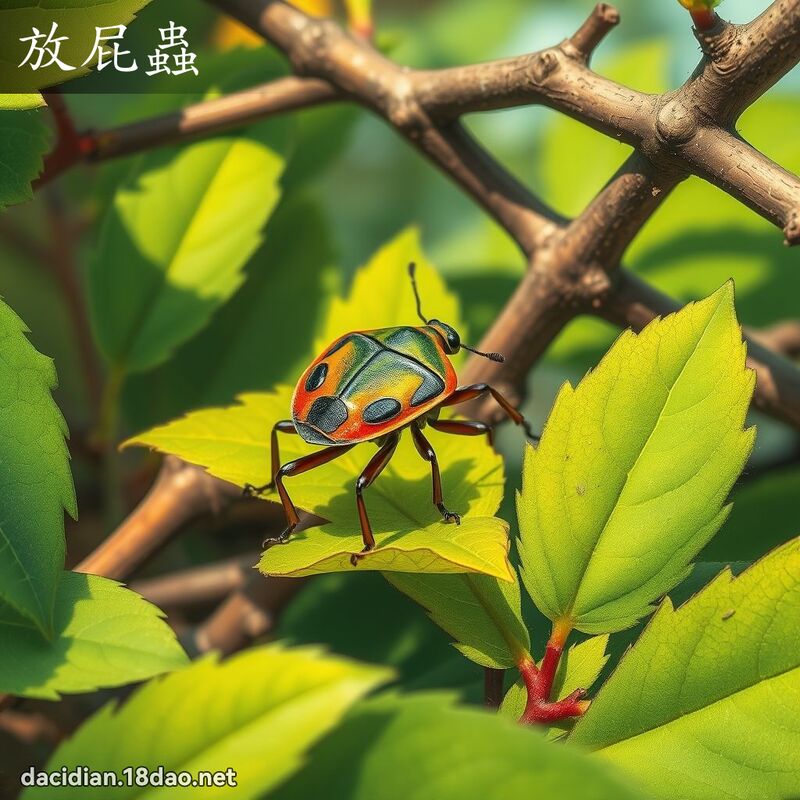 放屁蟲 - 國語大辭典配圖