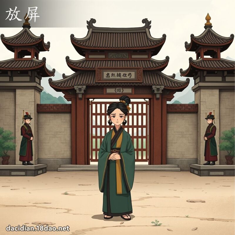 放屏 - 国语大辞典配图