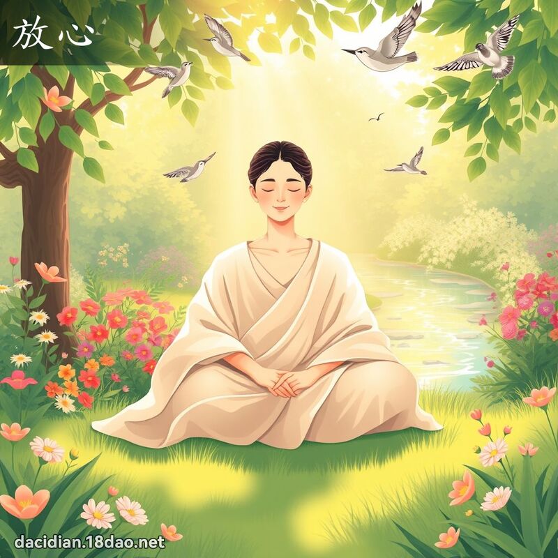 放心 - 國語大辭典配圖