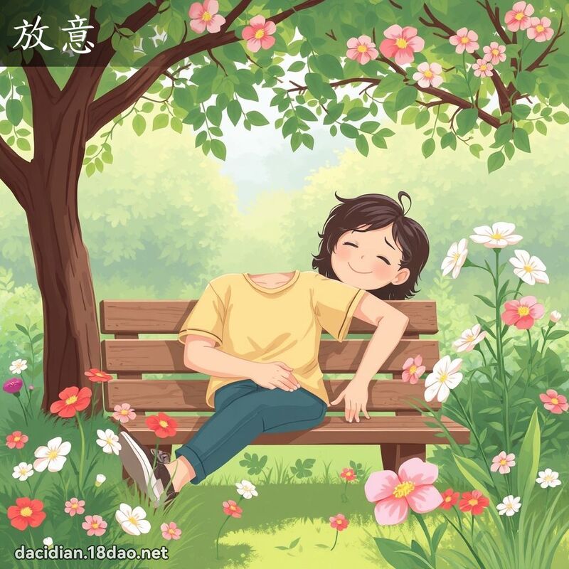 放意 - 国语大辞典配图