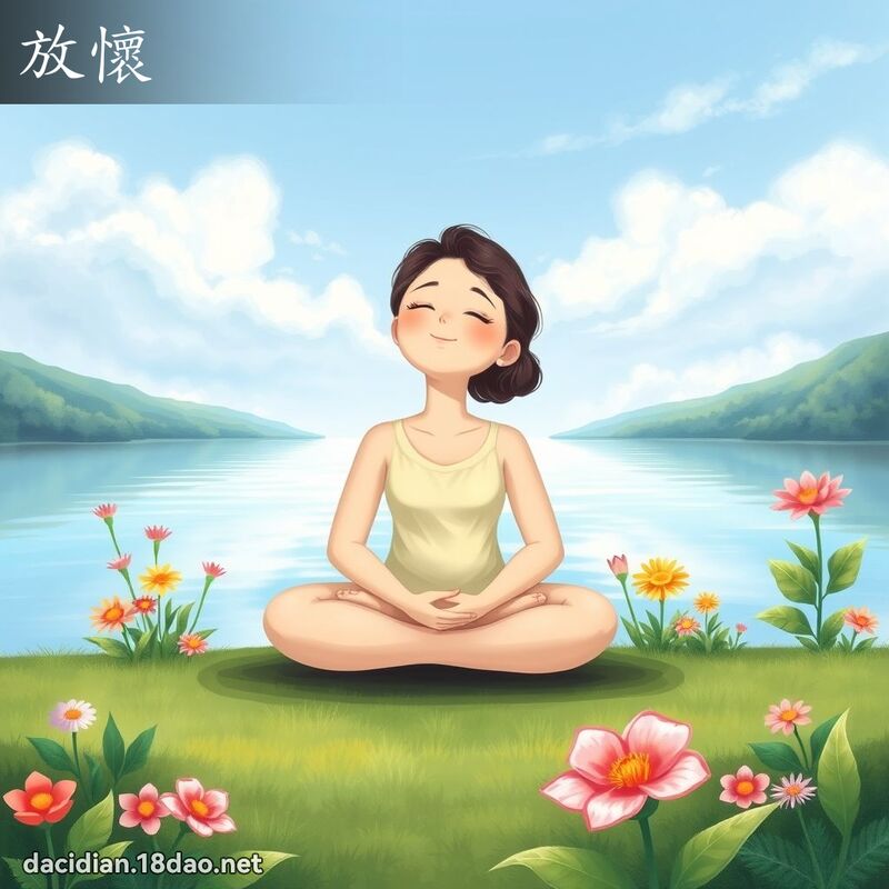 放怀 - 国语大辞典配图