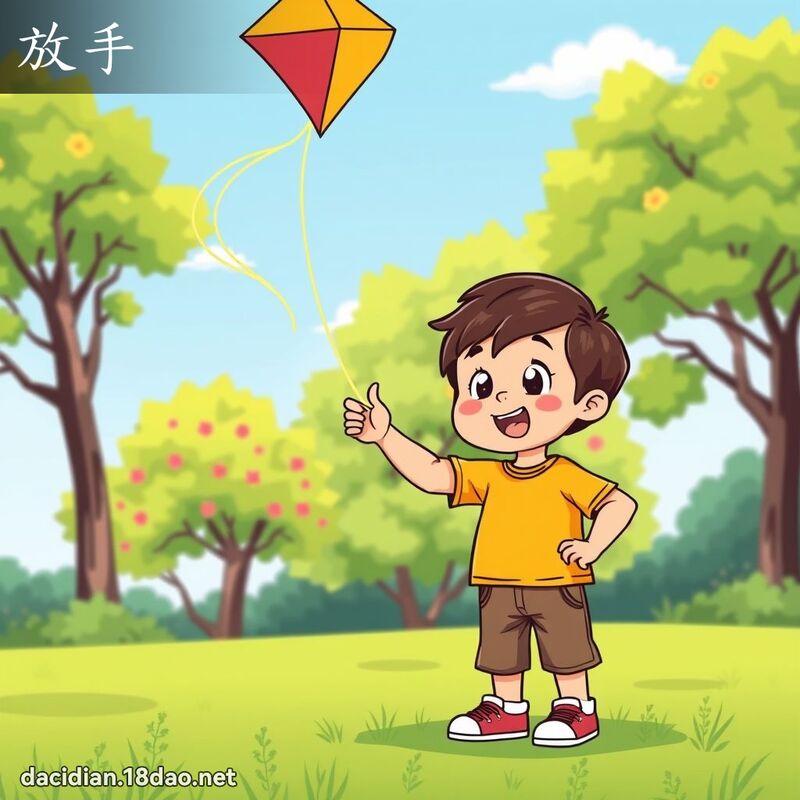 放手 - 國語大辭典配圖