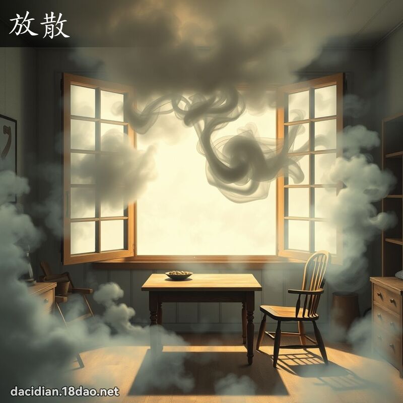 放散 - 国语大辞典配图