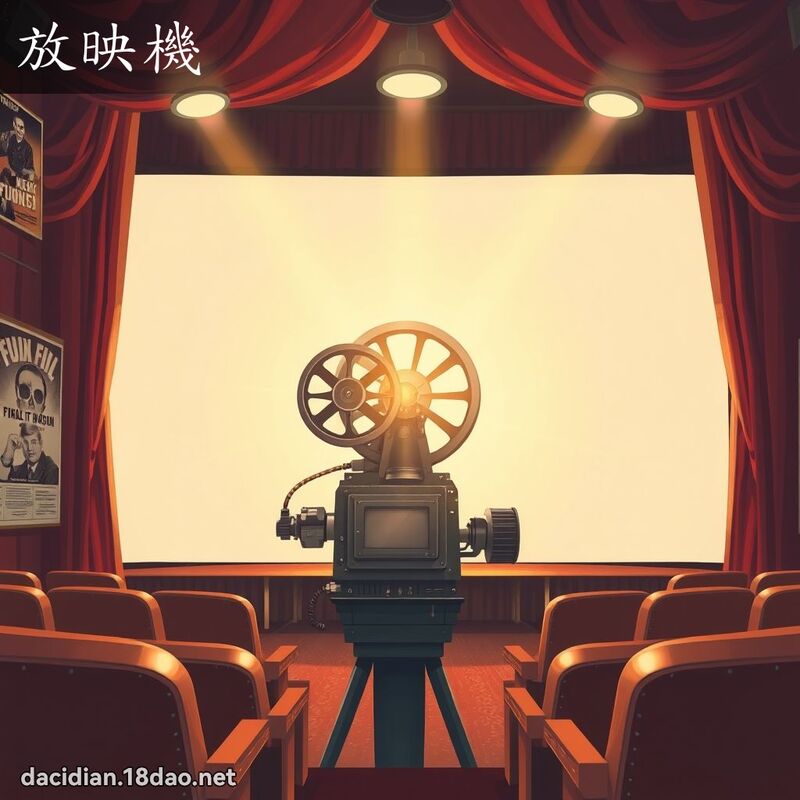 放映机 - 国语大辞典配图
