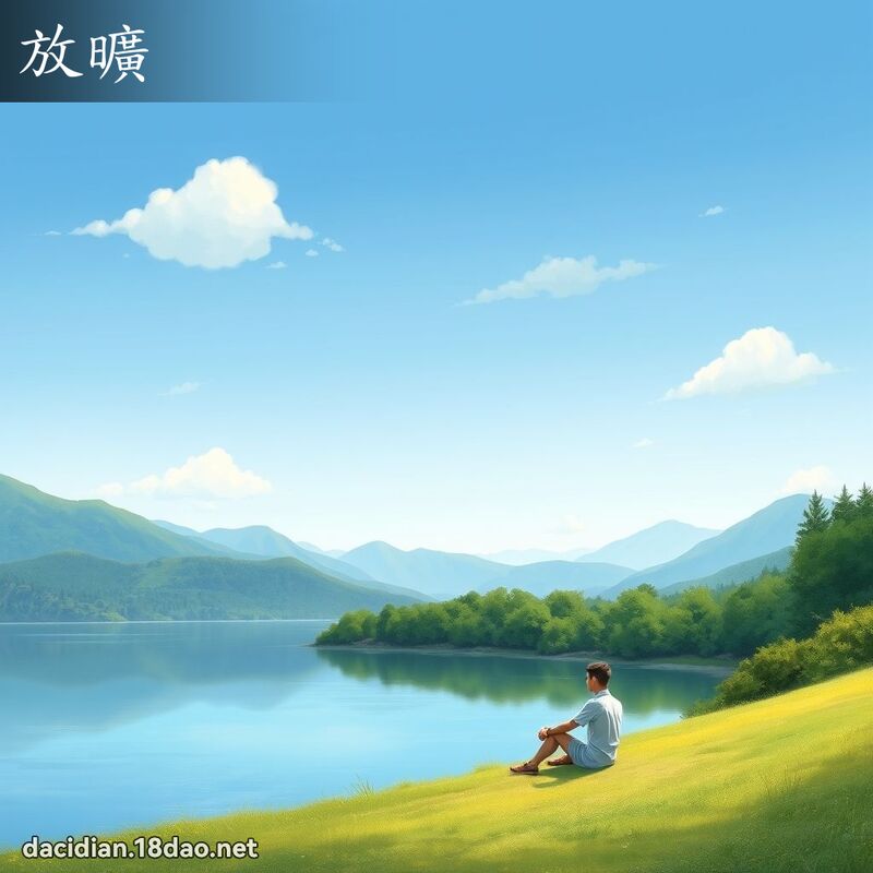 放旷 - 国语大辞典配图