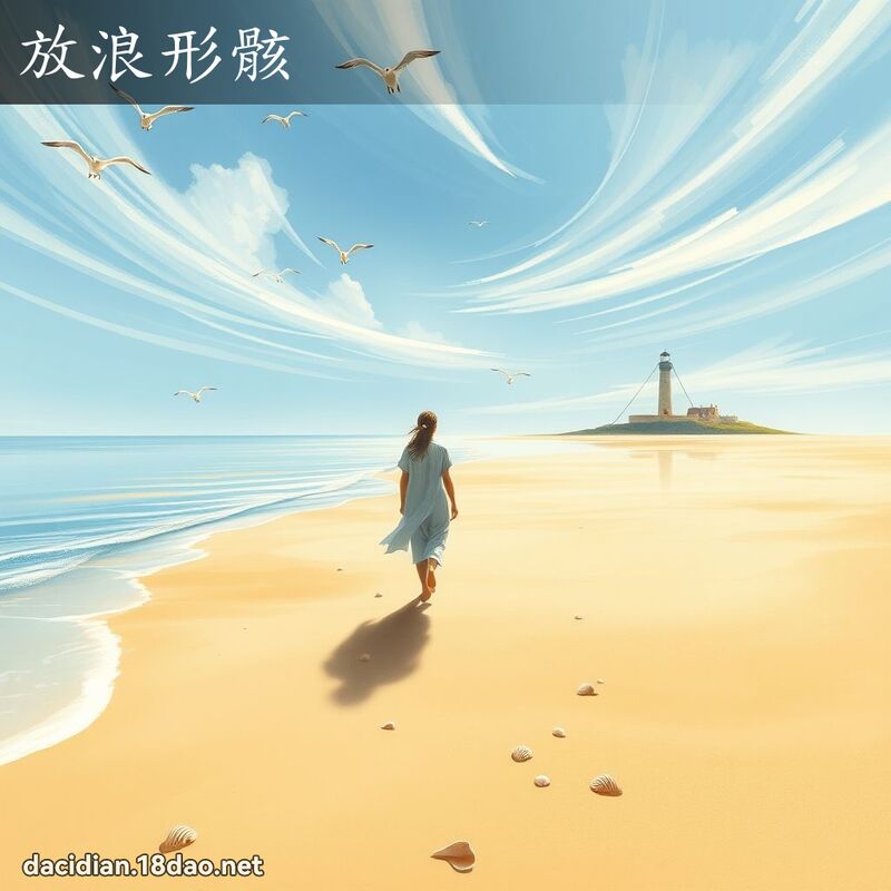 放浪形骸 - 国语大辞典配图