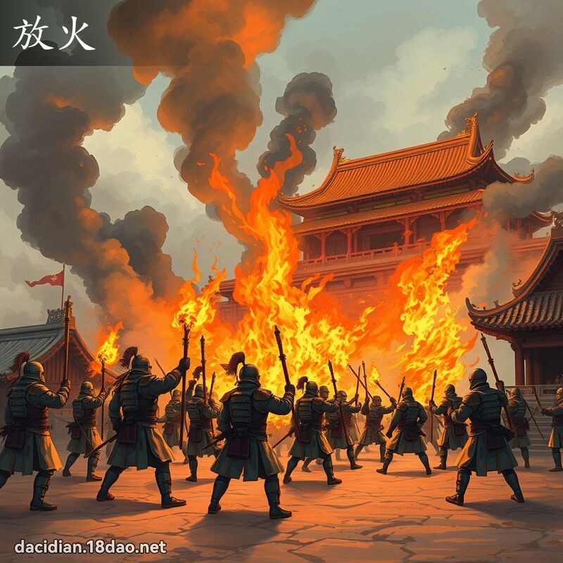 放火 - 国语大辞典配图