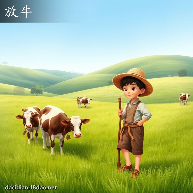放牛 - 國語大辭典配圖
