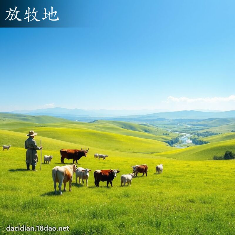 放牧地 - 國語大辭典配圖