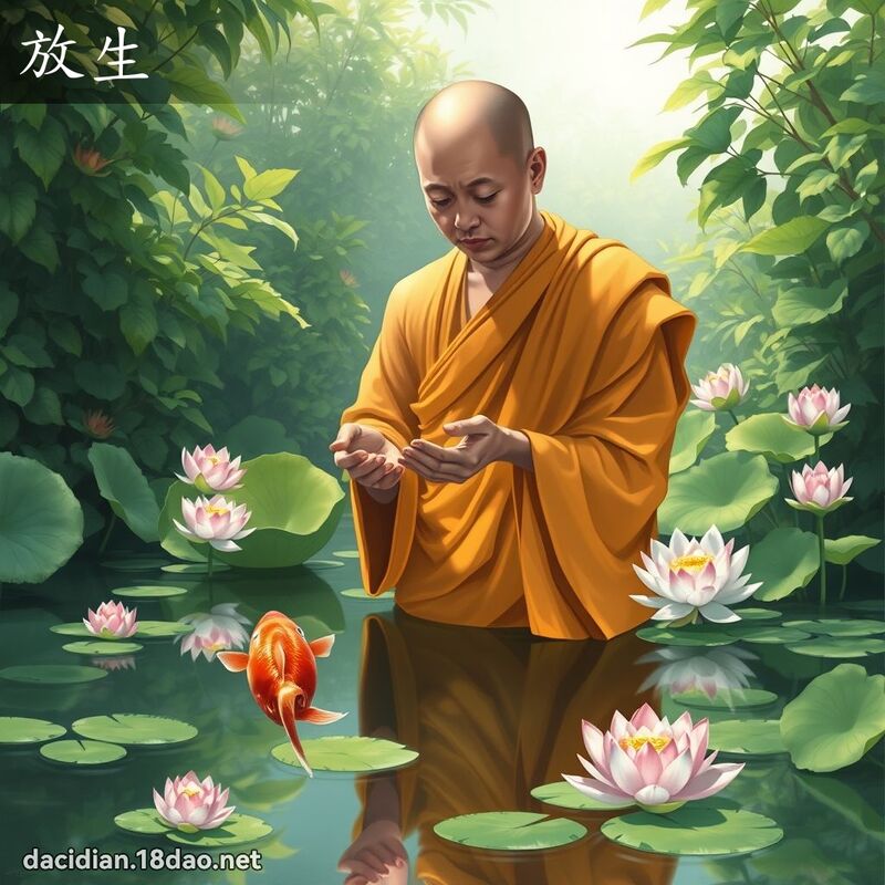 放生 - 國語大辭典配圖