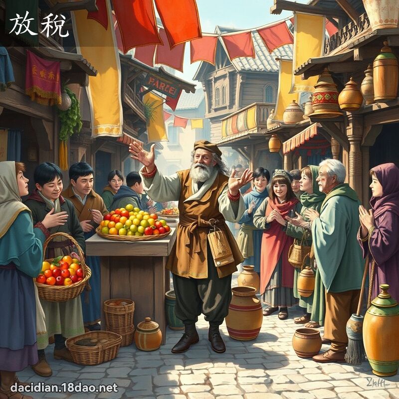 放税 - 国语大辞典配图