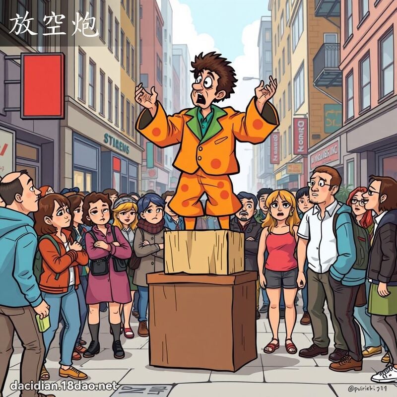 放空炮 - 國語大辭典配圖