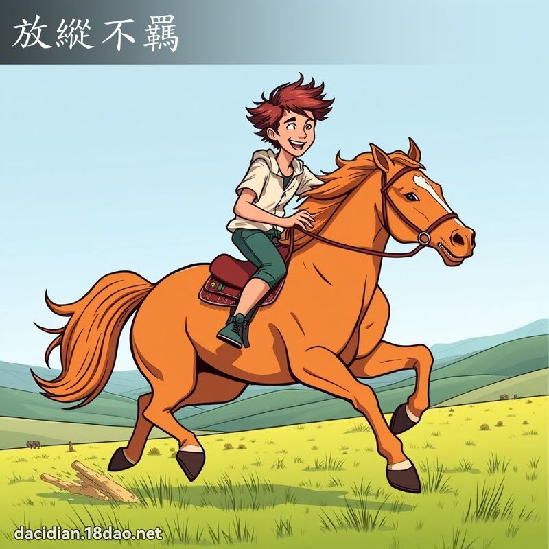 放纵不羈 - 国语大辞典配图
