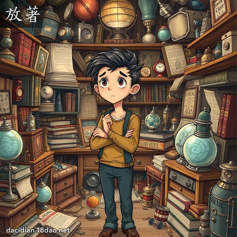 放著 - 国语大辞典配图