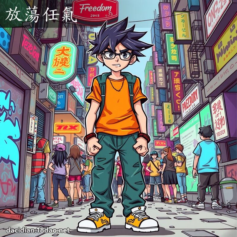 放蕩任氣 - 國語大辭典配圖