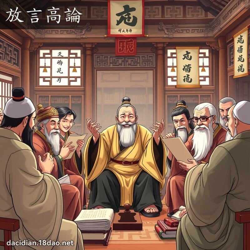 放言高論 - 國語大辭典配圖