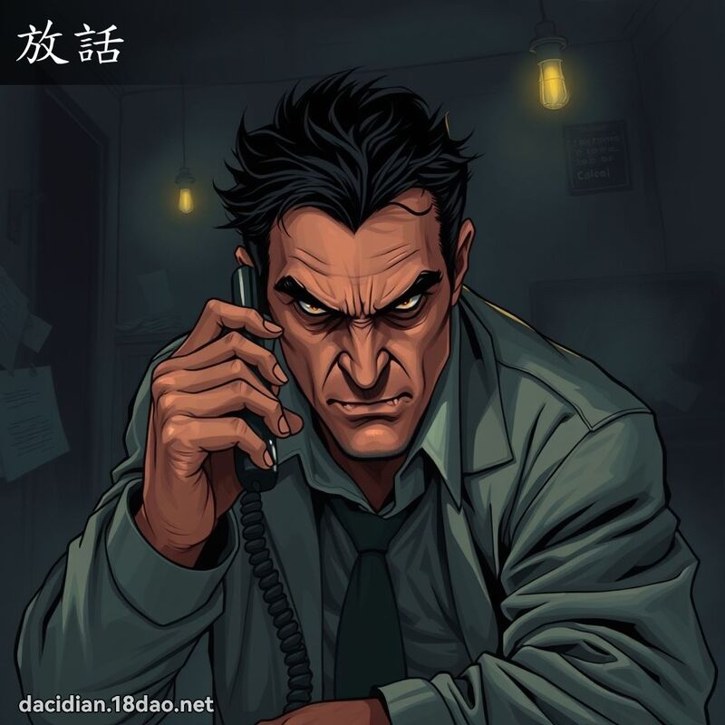 放话 - 国语大辞典配图