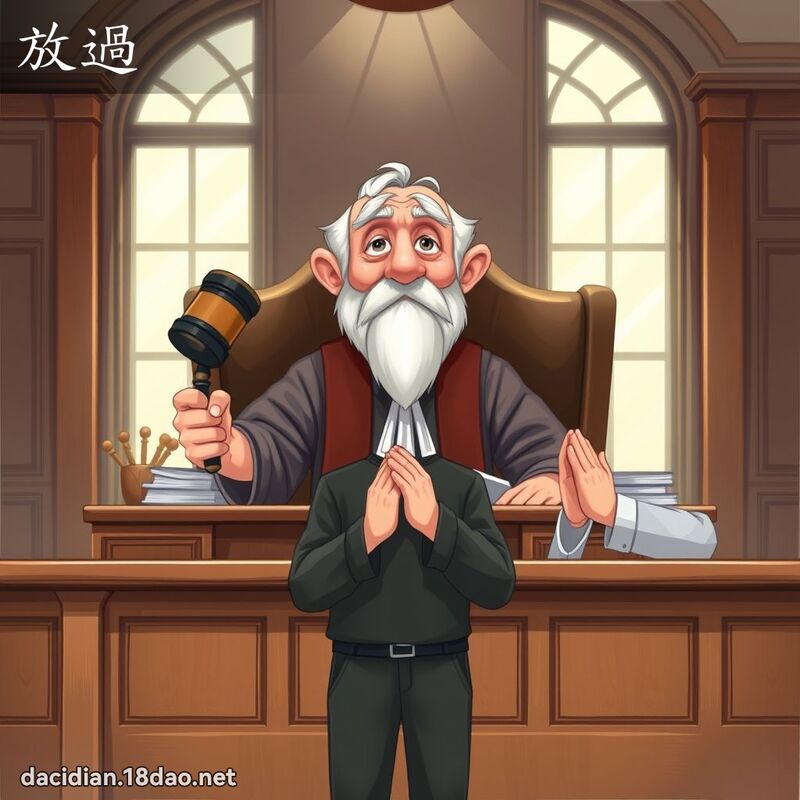放过 - 国语大辞典配图