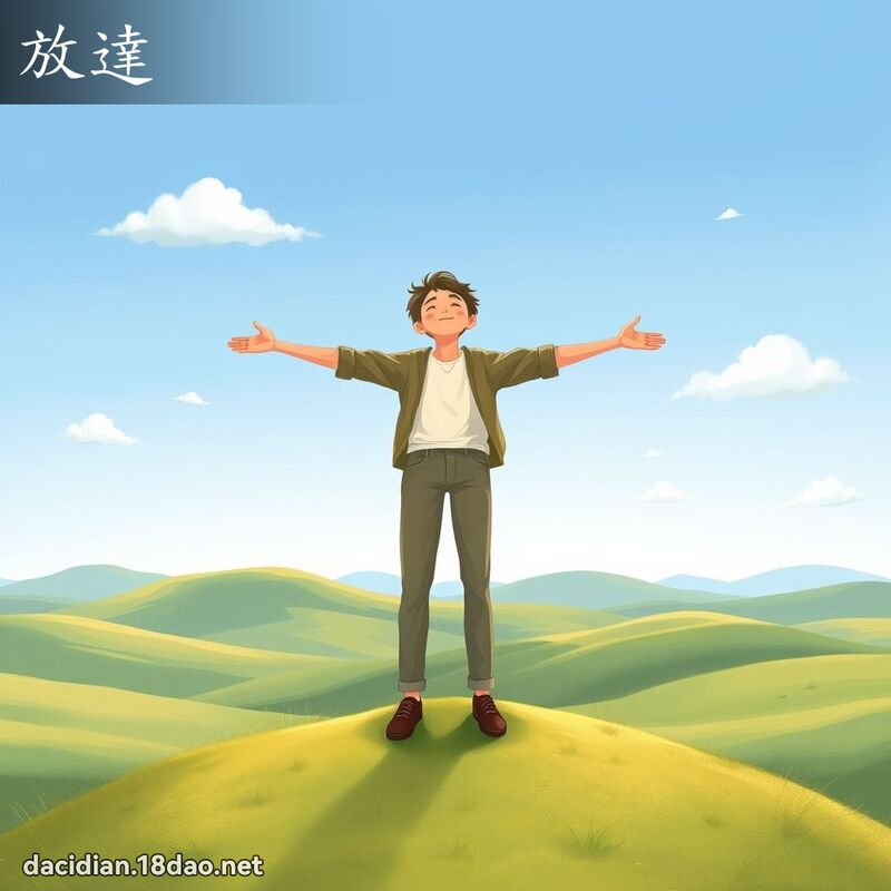 放達 - 國語大辭典配圖