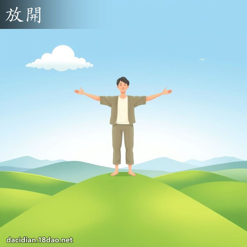 放开 - 国语大辞典配图