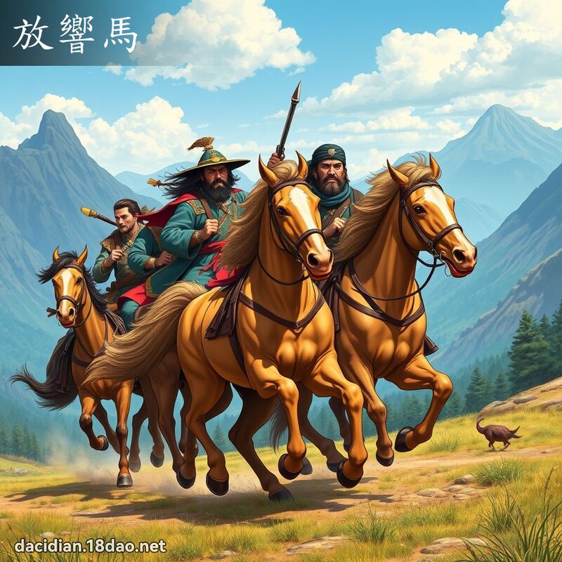 放响马 - 国语大辞典配图