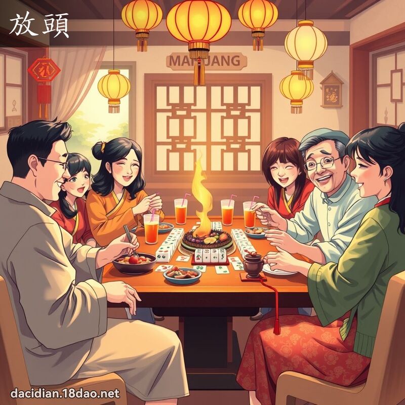 放頭 - 國語大辭典配圖