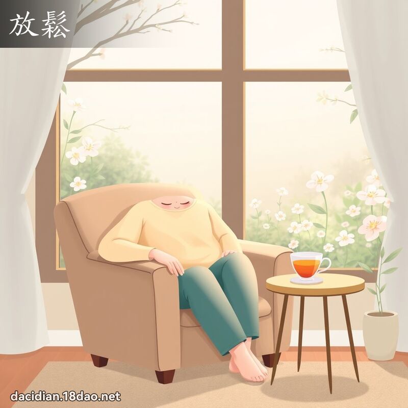放松 - 国语大辞典配图