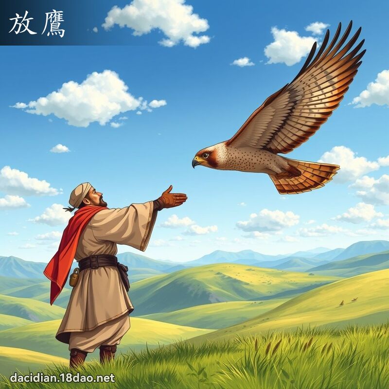 放鹰 - 国语大辞典配图