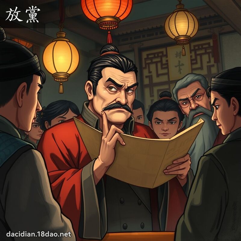 放党 - 国语大辞典配图